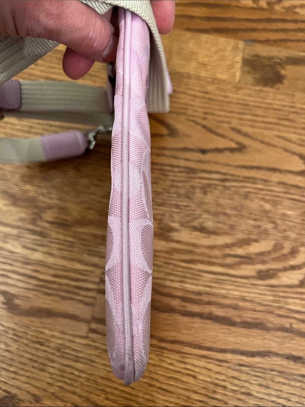 Coach Pink Signature Small Crossbody Bag - Picture 3 of 9